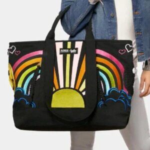 Aimee Kestenberg x Venessa Arizaga Black Embroidered Canvas Tote SOLD OUT ONLINE